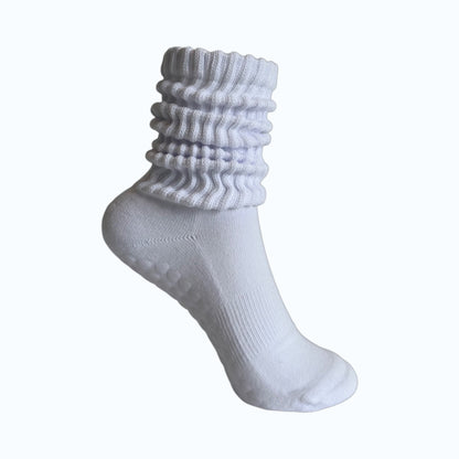 Cloud Scrunch Grip Socks
